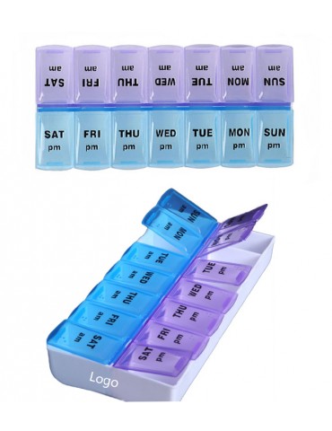 AM/PM 7-Day Pill Box